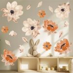 Big Boho Flowers Wall Decals