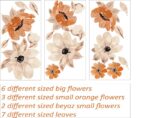 Big Boho Flowers Wall Decals