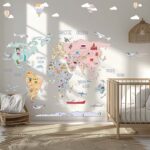 COUNTRIES DREAMY WORLD MAP DECAL (4)