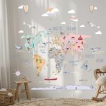 COUNTRIES DREAMY WORLD MAP DECAL (6)