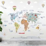 COUNTRIES SKY WORLD MAP DECAL (1)