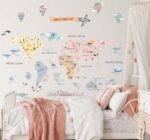 CUSTOM DREAMY WORLD MAP DECAL (2)