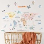 CUSTOM DREAMY WORLD MAP DECAL (3)