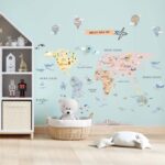 CUSTOM DREAMY WORLD MAP DECAL (4)