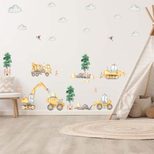 Construction Wall Decals