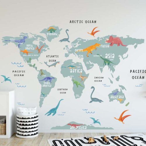 DINOSAUR SOFT WORLD MAP DECAL (1)