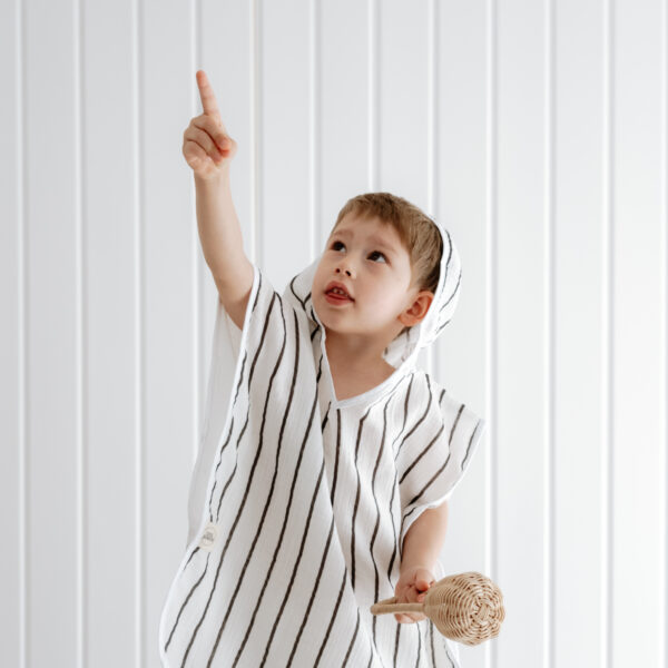 Yin Yang Muslin Pancho