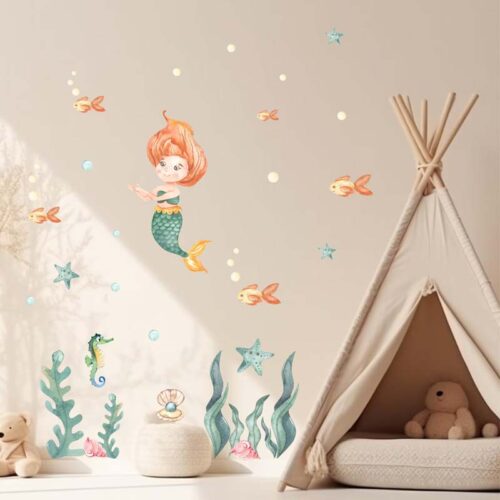 Little Mermaid Wall Decals