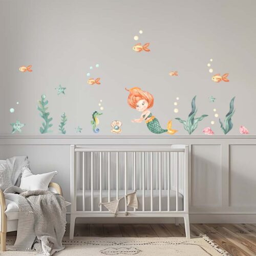 Little Mermaid Wall Decals