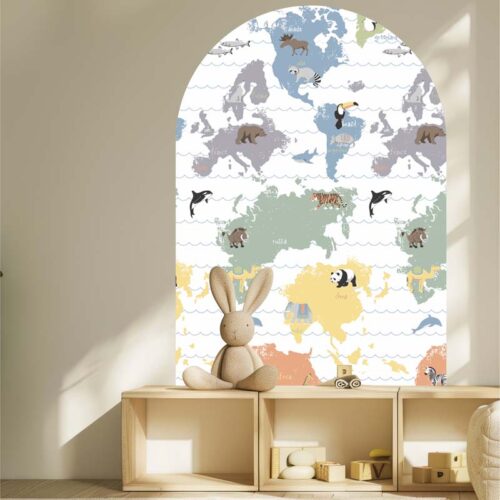 Map Wall Decal