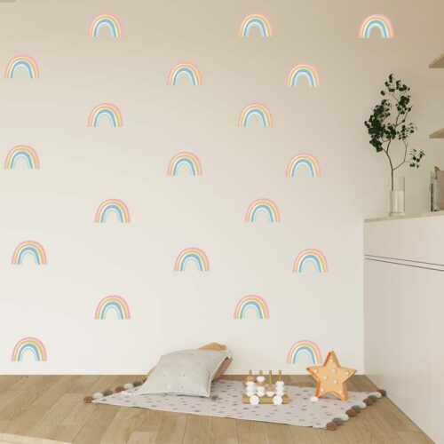 Mini Rainbow Wall Decals