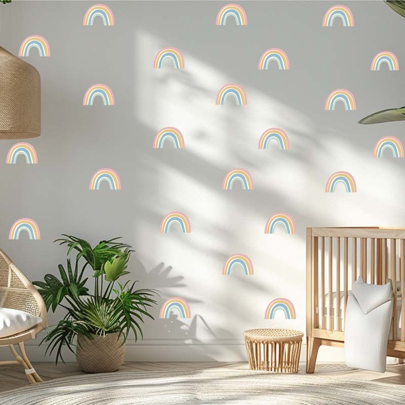 Mini Rainbow Wall Decals