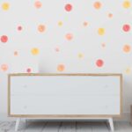 Pink Polka Dots Wall Decal