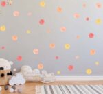 Pink Polka Dots Wall Decal