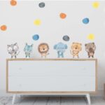 Polka Animals Wall Decal