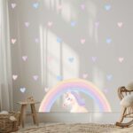 Rainbow Unicorn Wall Decals