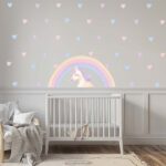 Rainbow Unicorn Wall Decals