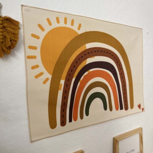 Small Sunshine Rainbow Tapestry (2)