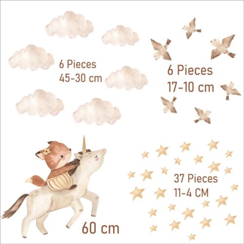 Unicorn Wall Decals