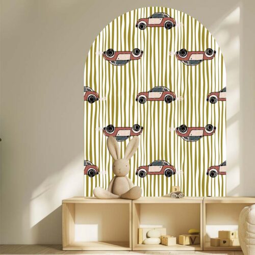 Vintage Cars Wall Decal