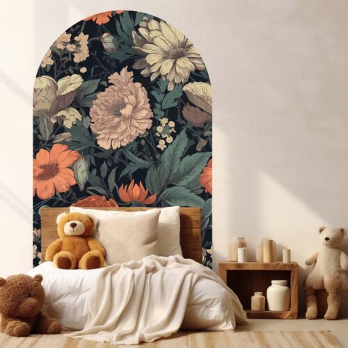 Vintage Flowers Wall Decal