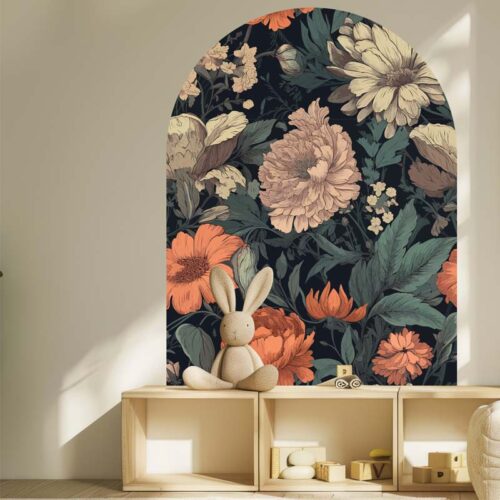 Vintage Flowers Wall Decal