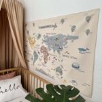 World Map Sky Tapestry (3)