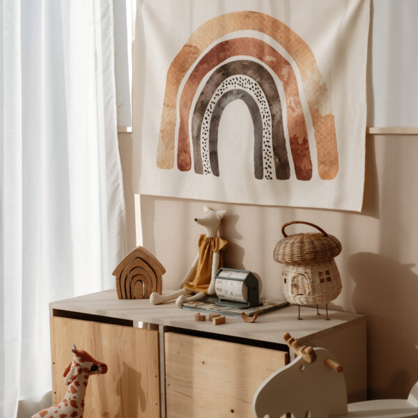 Boho Rainbow Tapestry