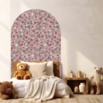 wild flowers arch wall decals