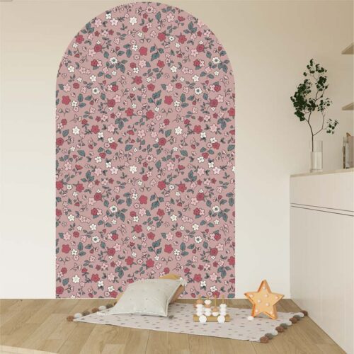 wild flowers arch wall decals