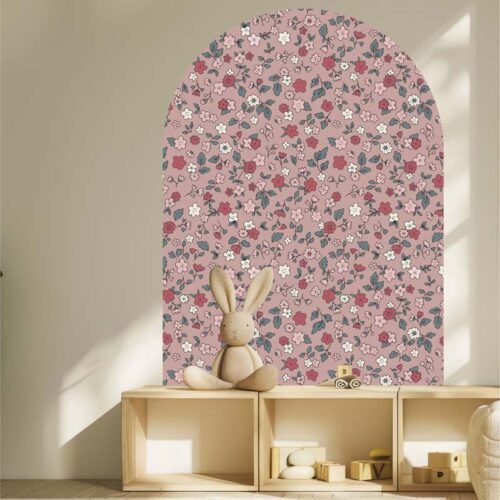 wild flowers arch wall decals