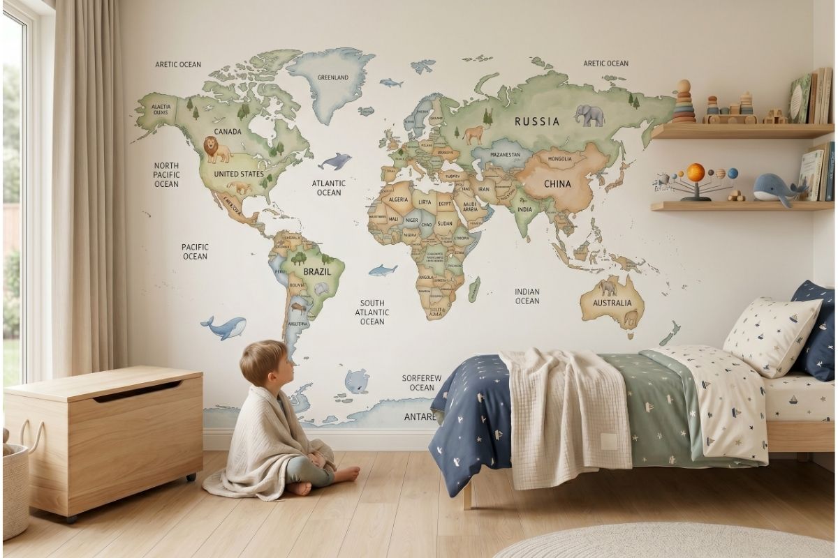 The Neuroscience and Psychology of Educational Decor in Child Development