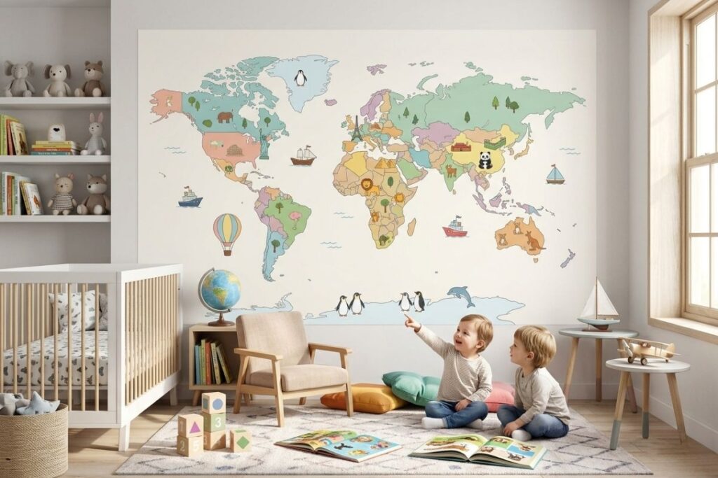 5 Profound Benefits of World Maps for Children
