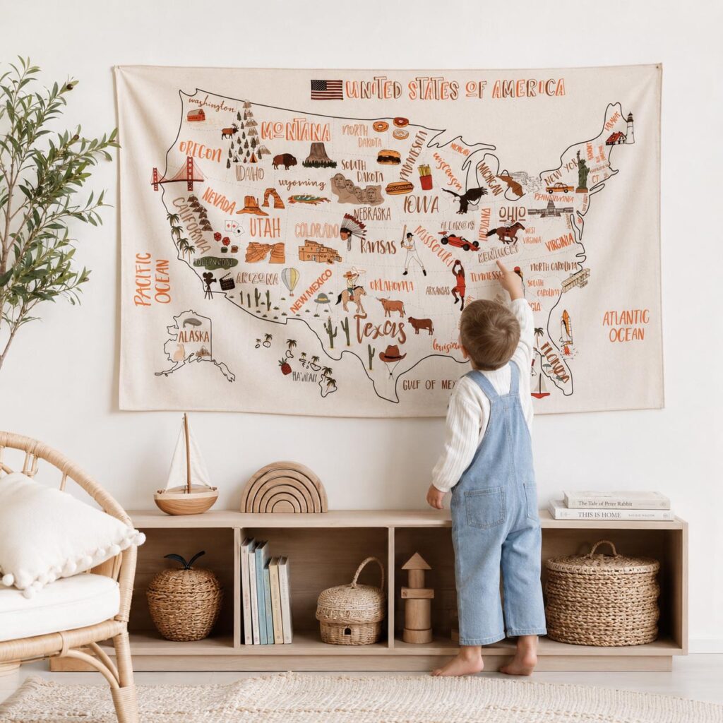 American Journey Organic COtton Wall Decor 6 1