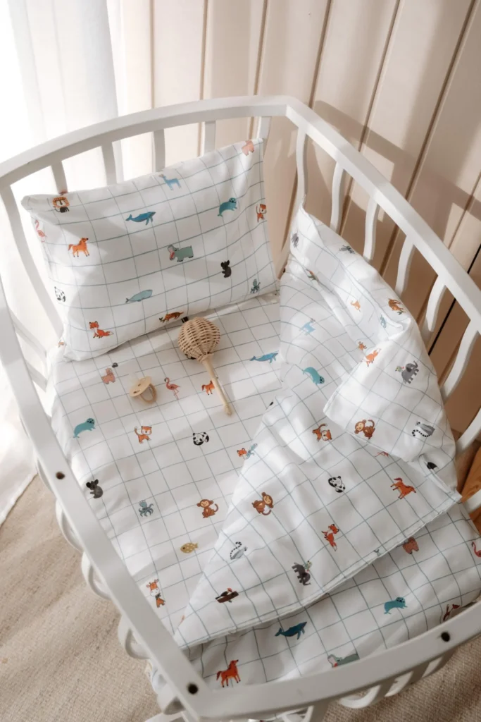 organic crib bed sheets,

breathable crib bedding, safe nursery bedding, zipperless toddler duvet cover, certified organic inks baby bedding, cotton sateen crib sheets, crib skirt