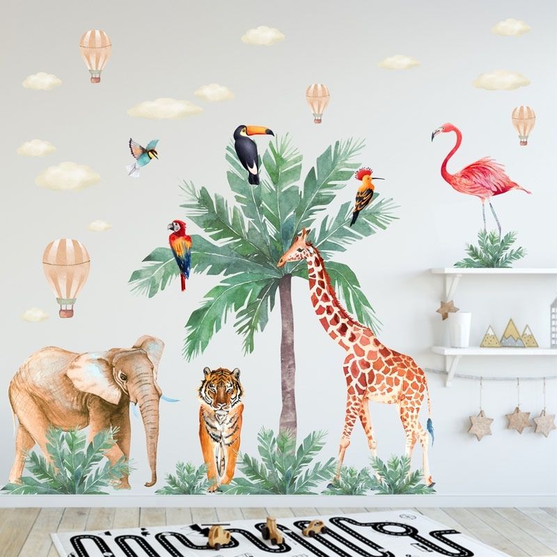 Animal wall decals for nursery 2