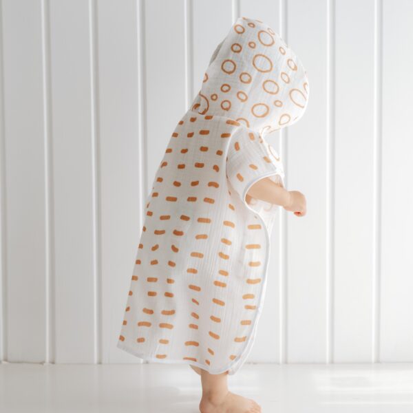 Bubble Hooded Towel Poncho for Kids
