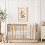 Cute Donkey Fabric Wall Art Print for Nursery & Kids Room2