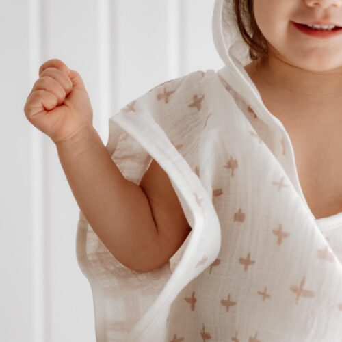 Love Hooded Towel Poncho for Kids