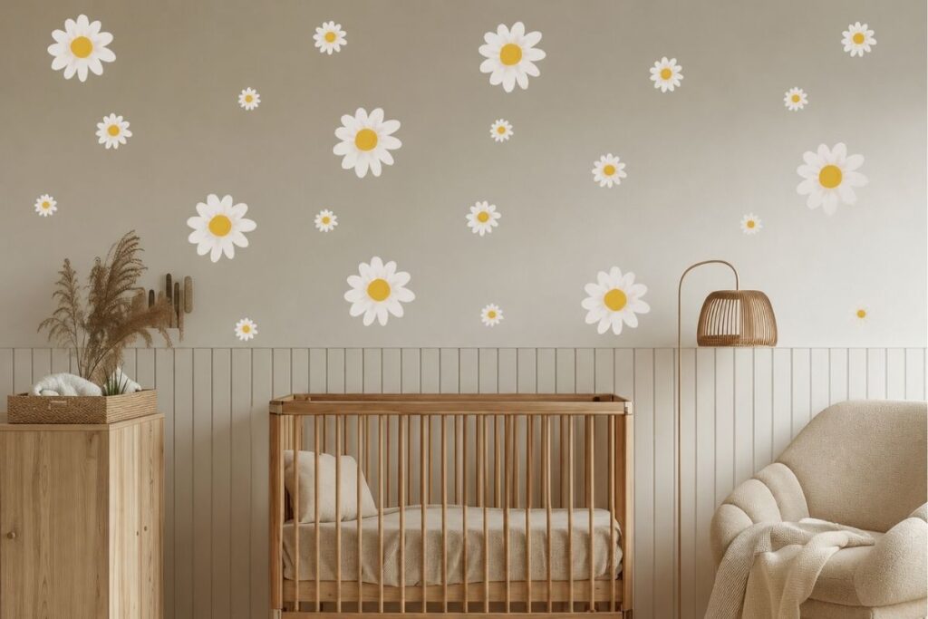 Flower wall decals