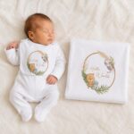 Hello World Newborn Coming Home Outfit Organic Cotton Set3