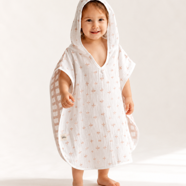 Love Hooded Towel Poncho for Kids