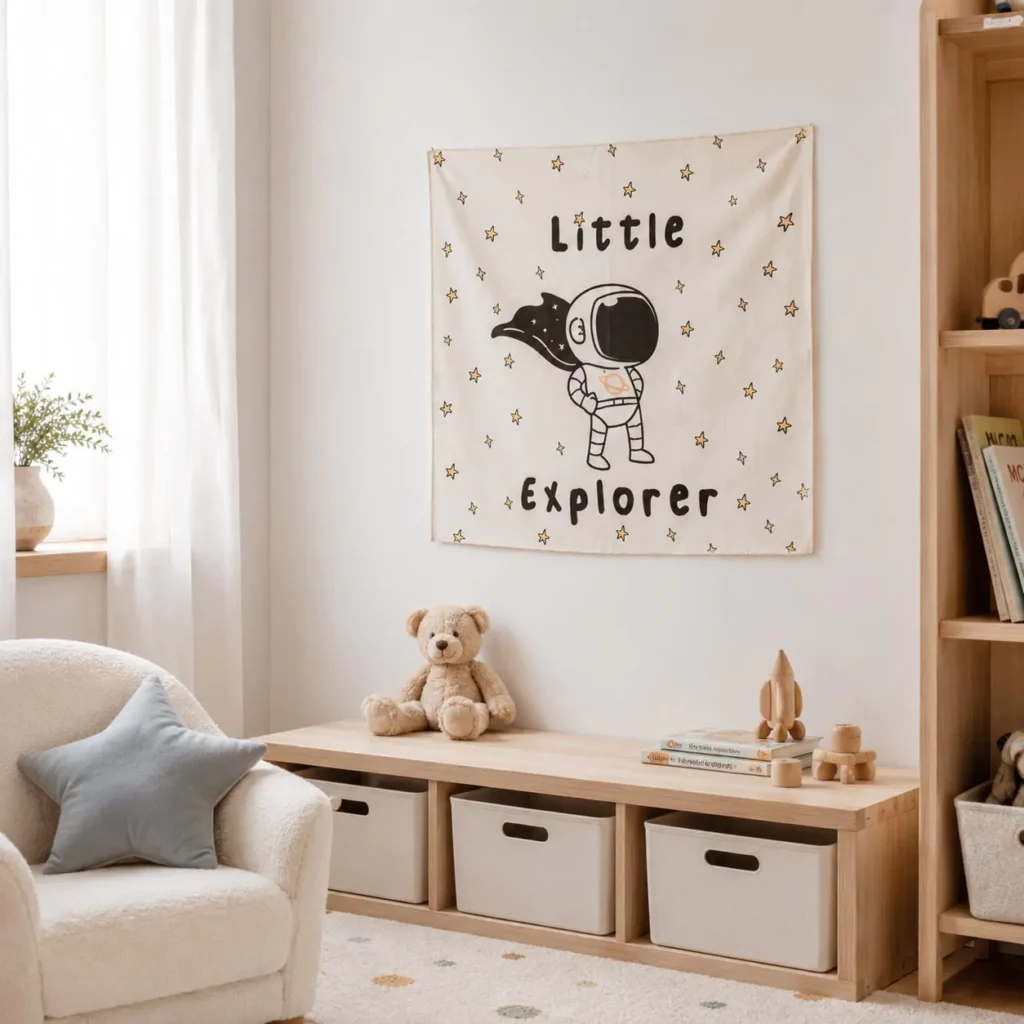 Little Astronaut Organic Cotton Wall Decor 1 1