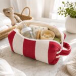 Mom & Baby Red Diaper Bag