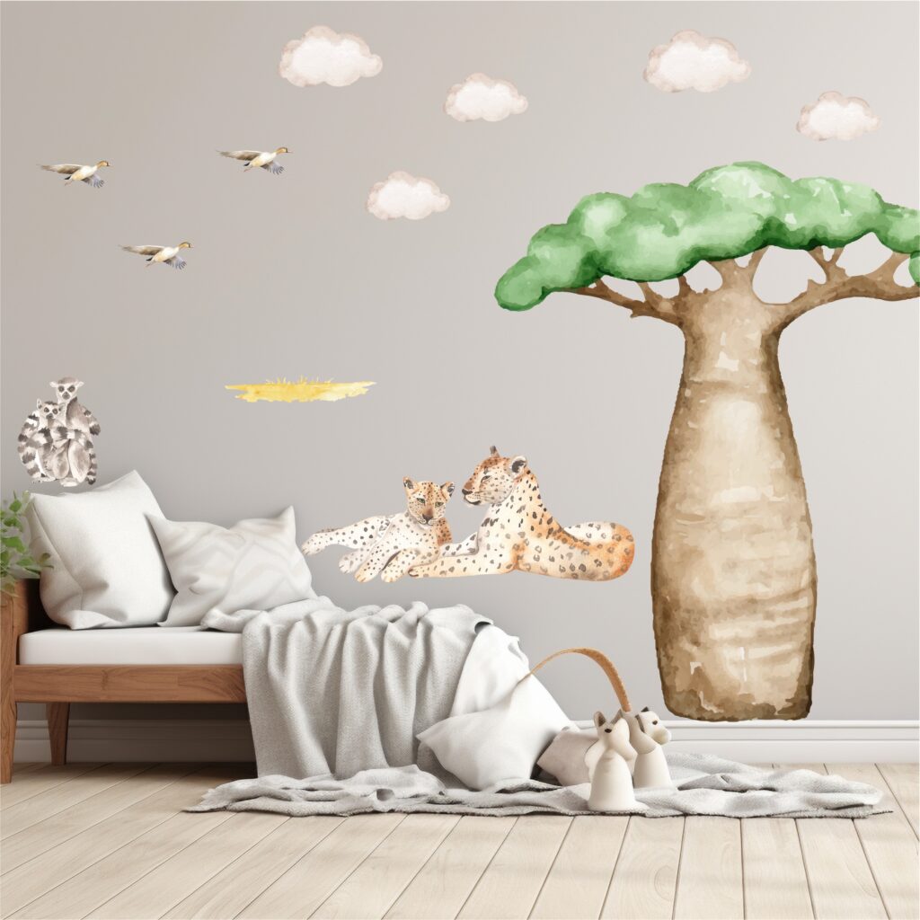 Nursery Room Tree Wall Decals: How to Style Woodland Decor 4 Nursery Room Tree Wall Decals
