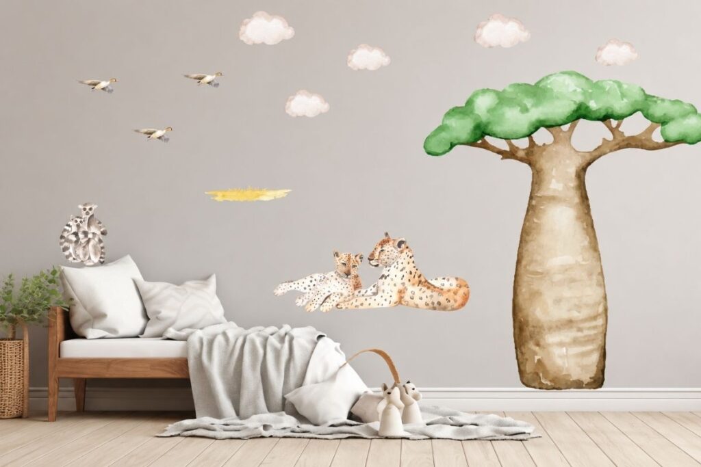Nursery wall art stickers