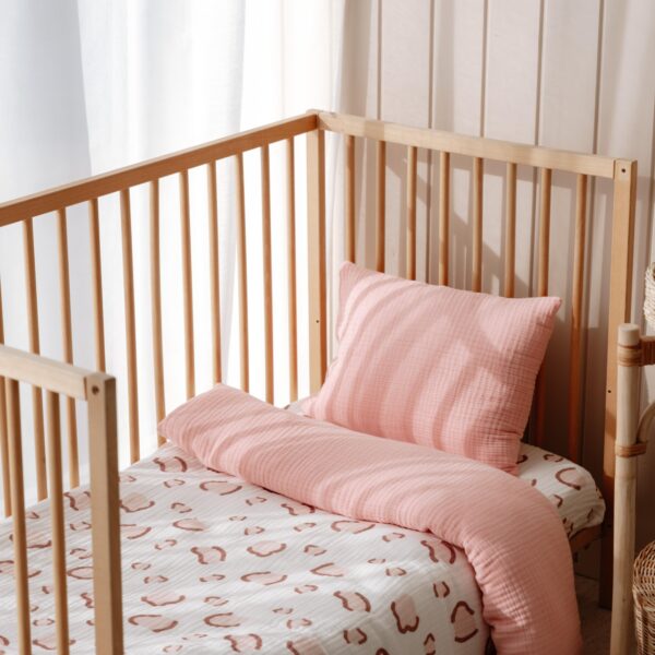 Pink Muslin Bedding Set