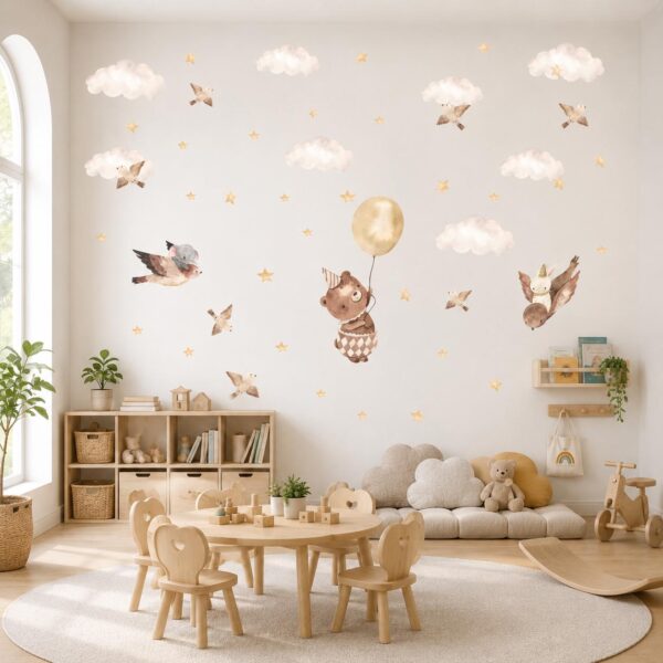Forest Friends Textile Decal