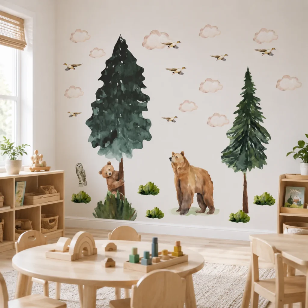 woodland nursery decor, woodland animal nursery decor, woodland creatures nursery decor, woodland nursery wall decor, woodland nursery bedding, vintage woodland nursery decor, gender-neutral