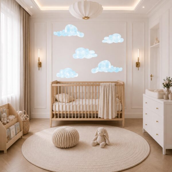 Sky Big CLouds Textile Decal